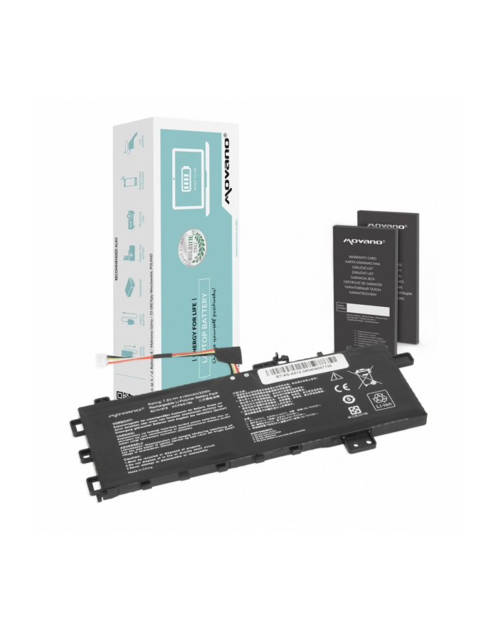 movano Bateria B21N1818 do Asus Vivobook 15 A512 R512 X512 - 4150 mAh (32 Wh) główny