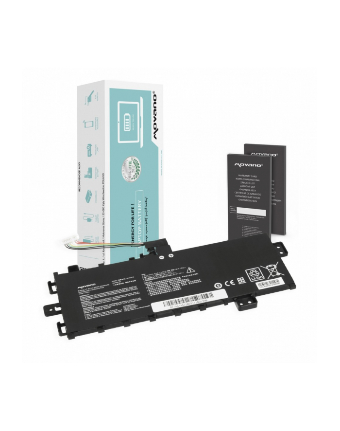 movano Bateria B21N1818 C21N1818 do Asus VivoBook 17 D712 S712 X712 - 4240 mAh (32 Wh) główny