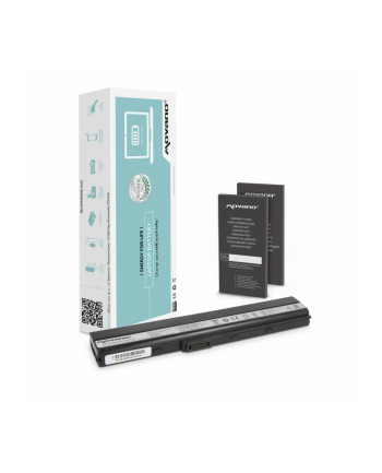 movano Bateria A32-K52 do Asus A52 A52F K52 K52F K52J - 4400 mAh (48 Wh)