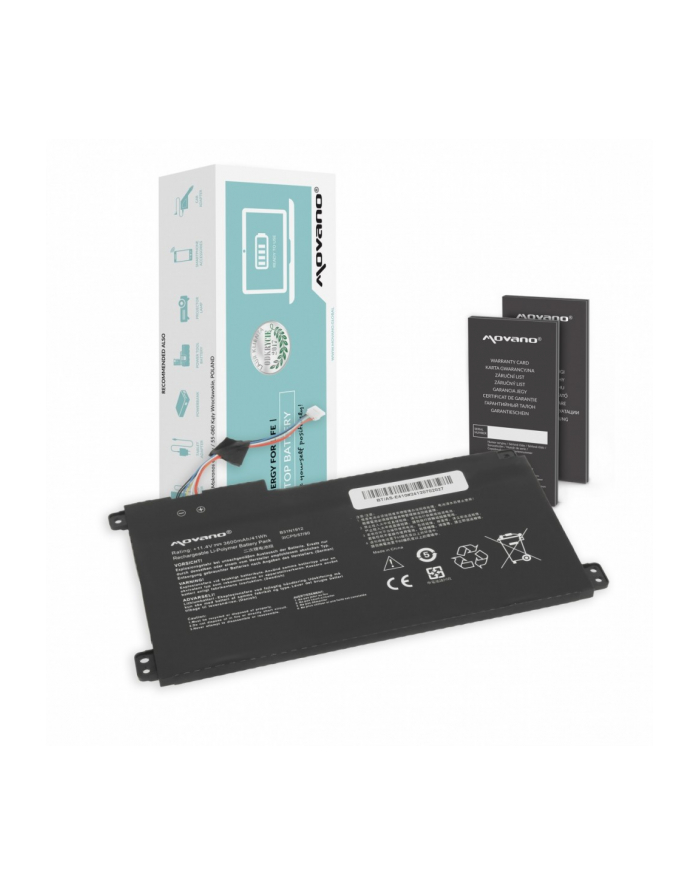 movano Bateria B31N1912 C31N1912 do Asus E410MA L410MA - 3600 mAh (41 Wh) główny