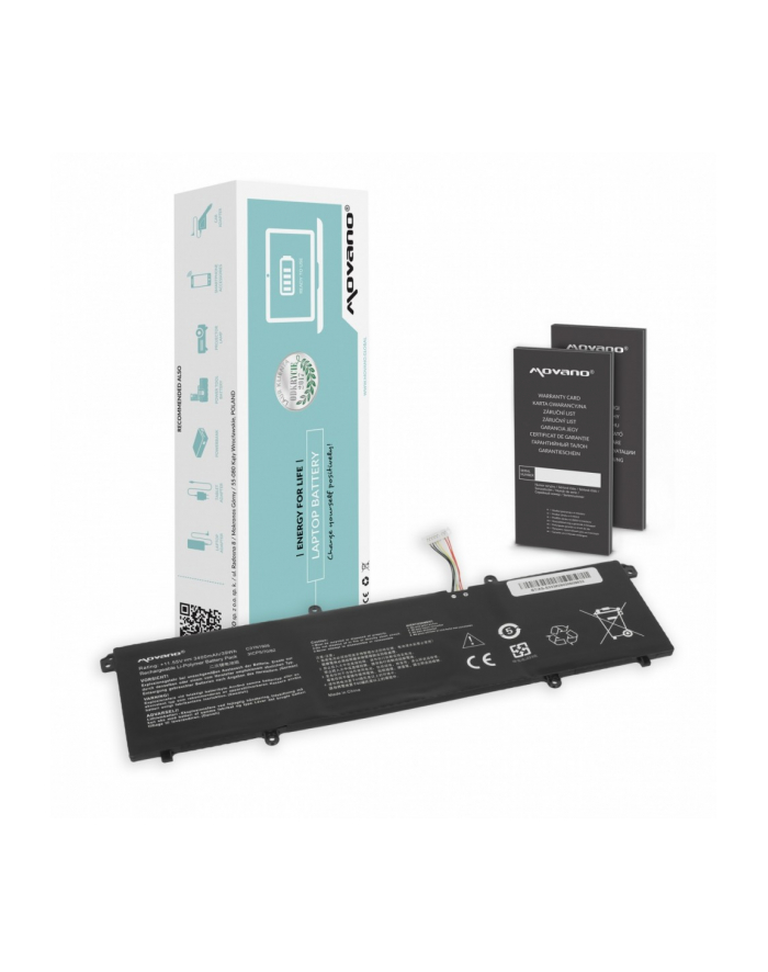 movano Bateria C31N1905 do ASUS VivoBook S14 M433 S433 S433FL S15 S533 S533EQ - 3400 mAh (39 Wh) główny