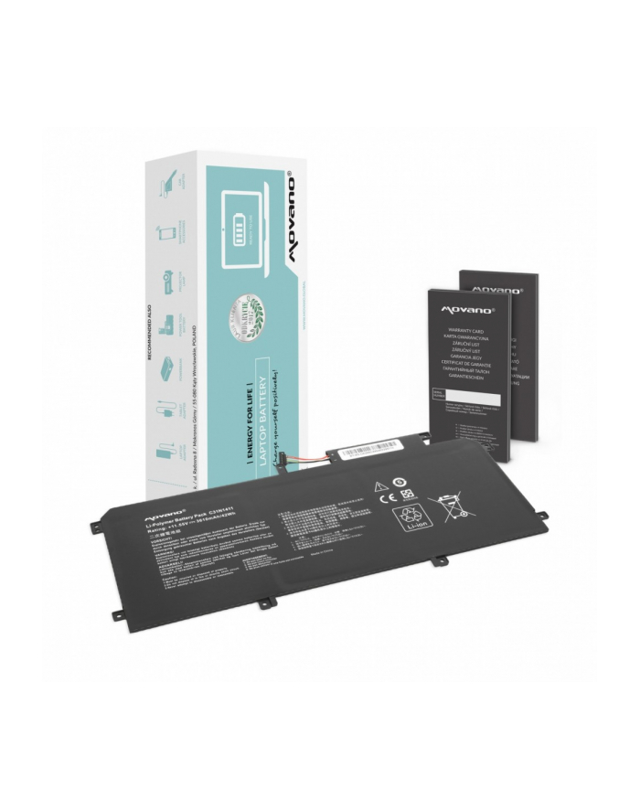 movano Bateria C31N1411 Asus Zenbook UX305 U305F U305FA UX305CA UX305FA - 3610 mAh (42 Wh) główny