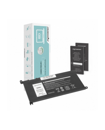 movano Bateria WDX0R P75F P62F P66F T2JX4 WDXOR do Dell - 3400 mAh (39 Wh)