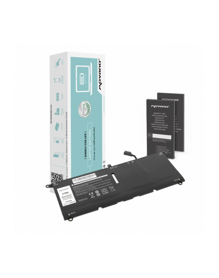 movano Bateria DXGH8 G8VCF do Dell XPS 13 9370 9380 - 5500 mAh (41 Wh) główny