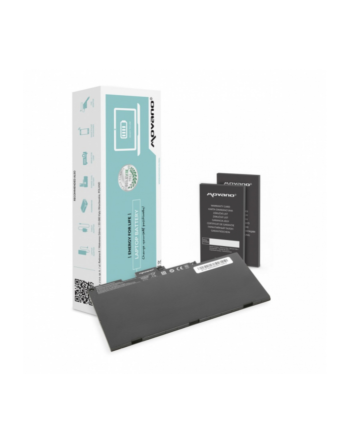 movano Bateria CS03 CS03XL do HP EliteBook 755 840 850 G3 - 4100 mAh (47 Wh) główny