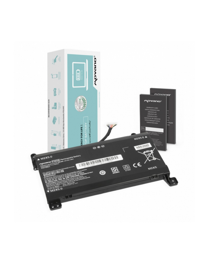 movano Bateria FM08 TPN-Q195 do HP Omen 17-AN 12 PIN - 5973 mAh (86 Wh) główny