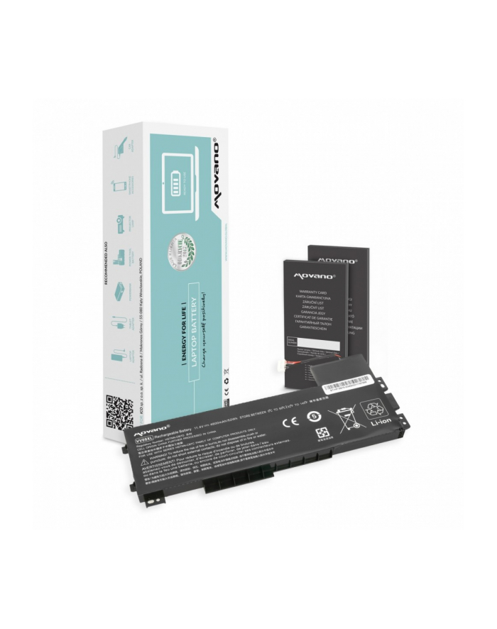 movano Bateria VV09XL 808452-001 do HP Zbook 15 G3 15 G4 - 4600 mAh (52 Wh) główny