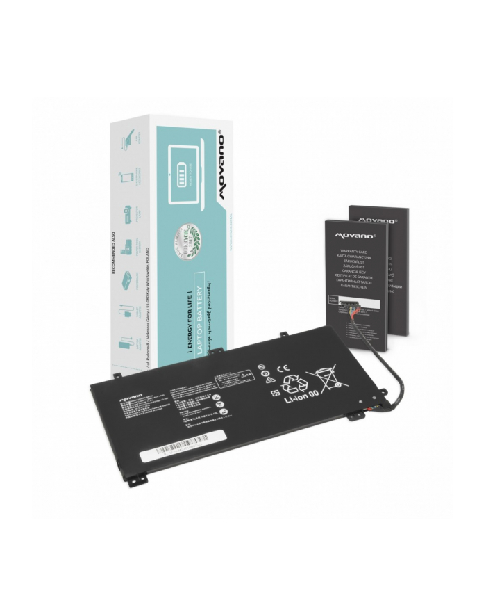 movano Bateria do Smartphome Huawei Matebook 13 WRT-W19 WX9 W29 HN-W19 HB4593J6ECW - 3660 mAh (41.7 Wh) główny