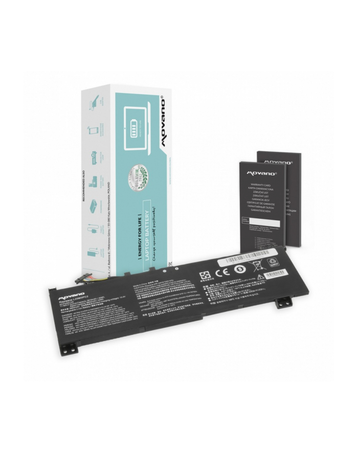 movano Bateria L20C3PC2 L20M3PC2 L20L3PC2 do Lenovo IdeaPad Gaming 3 15ACH6 15IHU6 - 3750 mAh (43 Wh) główny