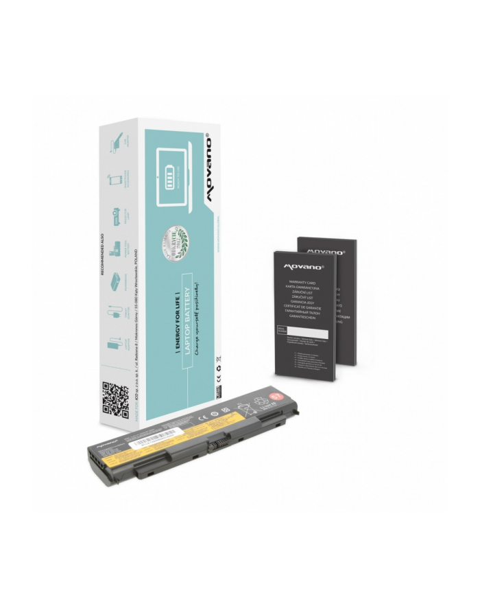 movano Bateria 45N1153 do Lenovo ThinkPad W540 L540 T440P - 4400 mAh (48 Wh) główny