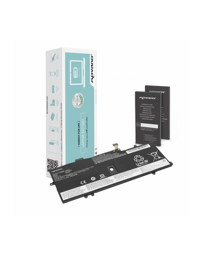 movano Bateria do Lenovo ThinkPad X1 Yoga 4 5 Carbon 7 8 - 3325 mAh (51 Wh) główny