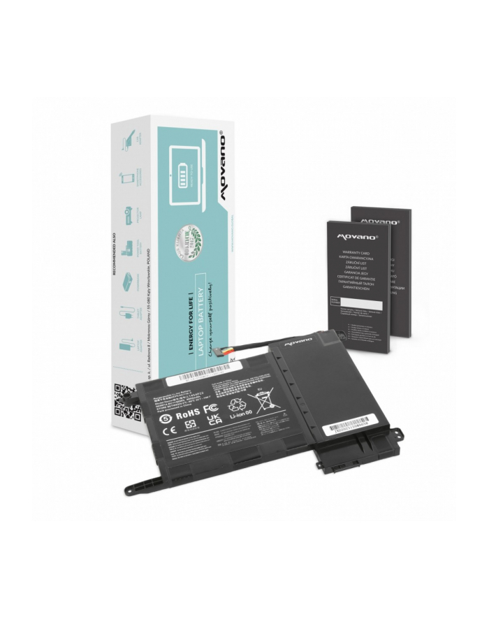movano Bateria L14S4P22 do Lenovo IdeaPad Y700-15ISK Y700 - 4050 mAh (60 Wh) główny