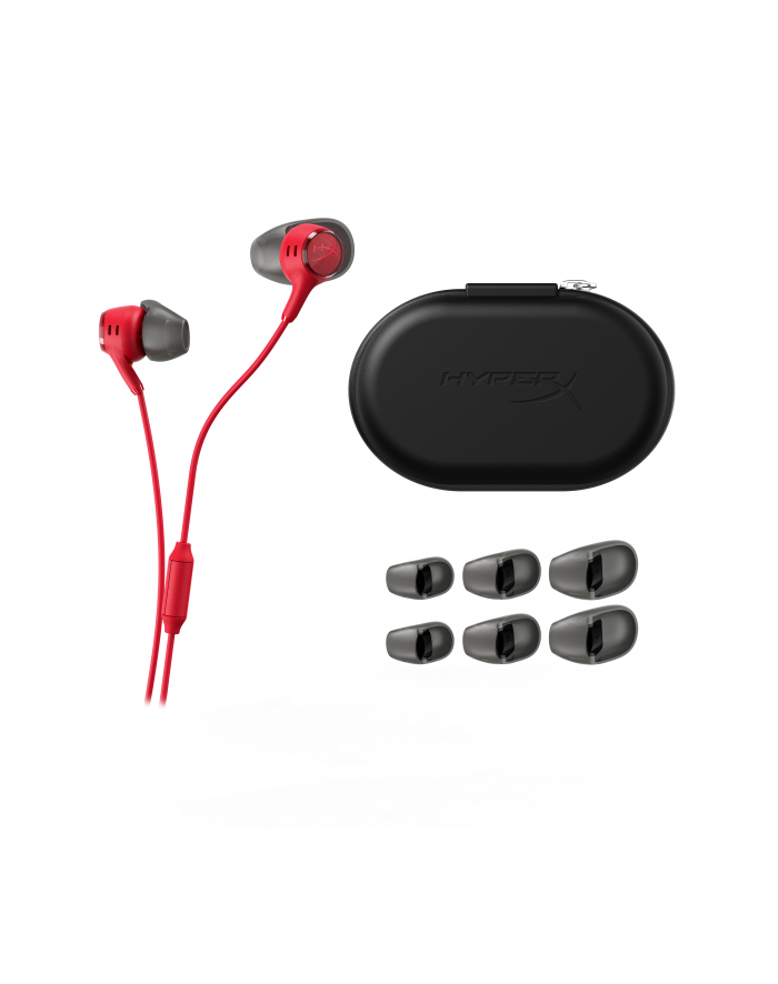 hyperx Słuchawki przewodowe Cloud Earbuds III BN7S0AA czerwone główny