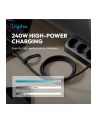 digitus Kabel połączeniowy silikonowy USB-C-USB-C | USB 4 ver.2.0 80Gbps | 8K@60Hz | PD 3.1 240W| 1,5m | czarny - nr 8