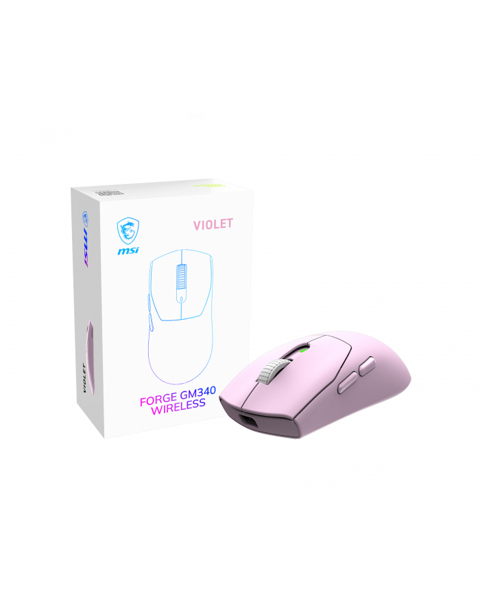 msi Myszka bezprzewodowa Forge GM340 WIRELESS Violet główny