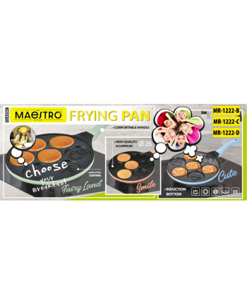 feel-maestro Patelnia do pancake / naleśników 26 cm 'FAIRYLAND' MR-1222-D