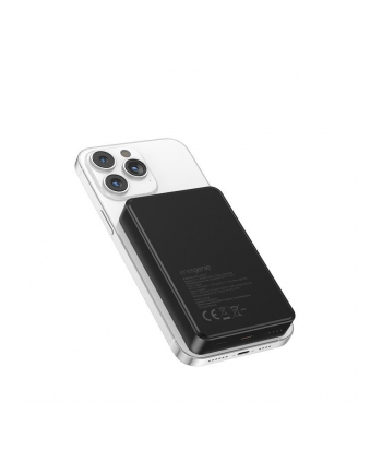 gembird PowerBank 10000mAh 1xUSB-C PD 20W bezprzewodowy 15W czarny nr 2