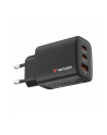verbatim Ładowarka GaN 65W QC 3.0, 2x USB-C, 1x USB PD 3.0 EU - nr 1