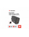 verbatim Ładowarka GaN 65W QC 3.0, 2x USB-C, 1x USB PD 3.0 EU - nr 3