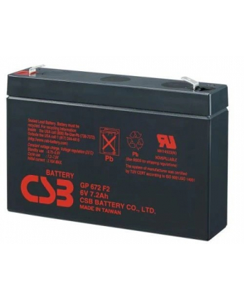 csb Akumulator GP672 F2 6V 7.2Ah
