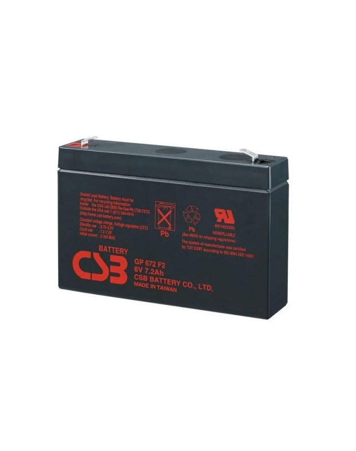 csb Akumulator GP672 F2 6V 7.2Ah główny