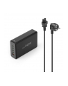Hama Stacja ładująca 240W USB GaN 4xUSB-C 1xUSB-A Power Delivery QuickCharge (201977) - nr 1