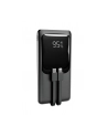 gembird PowerBank 10000mAh ze zintegrowanymi kablami, LCD, QC3.0 20W, czarny - nr 1