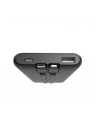 gembird PowerBank 10000mAh ze zintegrowanymi kablami, LCD, QC3.0 20W, czarny - nr 3