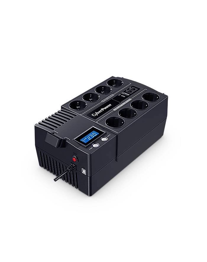 cyberpower Zasilacz awaryjny BR1200ELCD 1200VA/720W Simulated Sinewave, AVR USB, LCD, 8 x Schuko główny