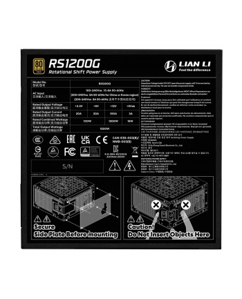 Lian Li RS1200G 1200W 80 Plus Gold ATX 3.1