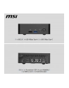 MSI Cubi NUC AI+ 3M Copilot+ PC Ultra 9 386H RAM 2x16GB SSD 1TB Wi-Fi 7 Air Cooler PSU 120W LAN 2x VESA 2xHDMI USB Thunderbolt W11P - nr 17