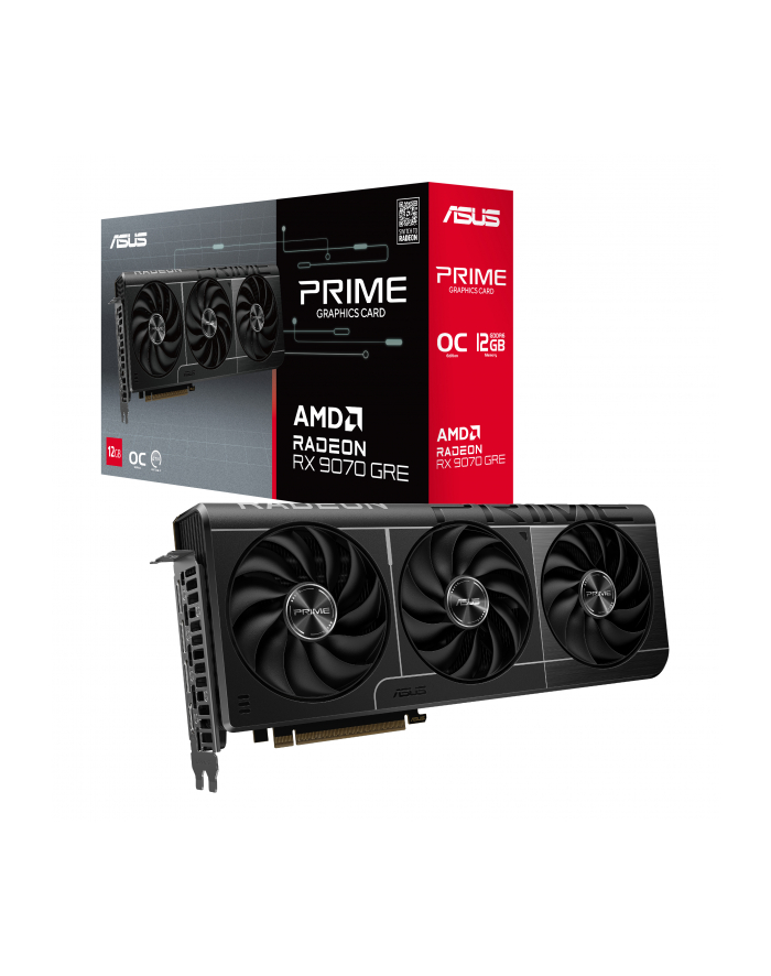 ASUS Prime Radeon RX 9070 GRE OC Edition 12GB GDDR6 Graphics Card PCIe 5.0 HDMI 2.1b DisplayPort 2.1a główny