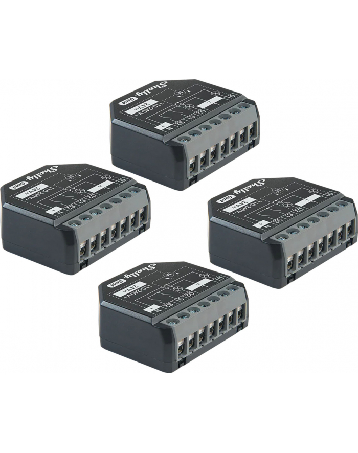 SHELLY 2PM Gen4 4-Pack Matter WLAN PM Switch główny