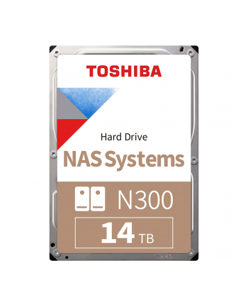 toshiba europe TOSHIBA N300 NAS Hard Drive 14TB 1024MB 3.5inch 7200RPM