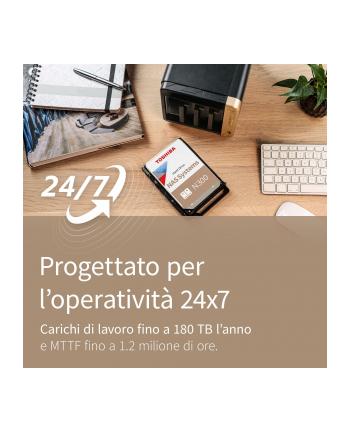 toshiba europe TOSHIBA N300 NAS Hard Drive 18TB 1024MB 3.5inch 7200RPM