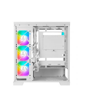 Azza PC Gaming Obudowa Midi 570W USB 2/3 type C biały (CSAZ570W)