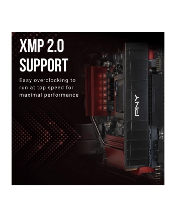 pny Pamięć 16GB DDR4 3200MHz Low Profile MD16GD4320016LP-BLK