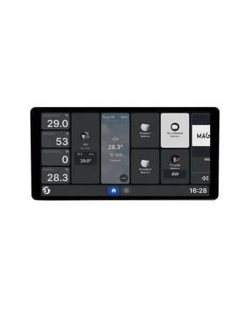 SHELLY Wall Display X2i Silver WLAN Touchscreen Display