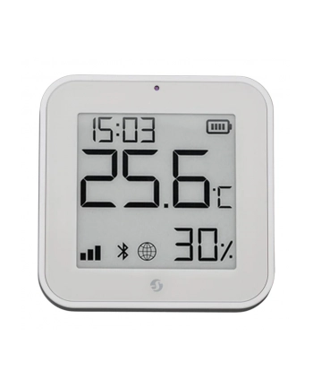 SHELLY BLU H'T Display White Zigbee Display Climate Sensor