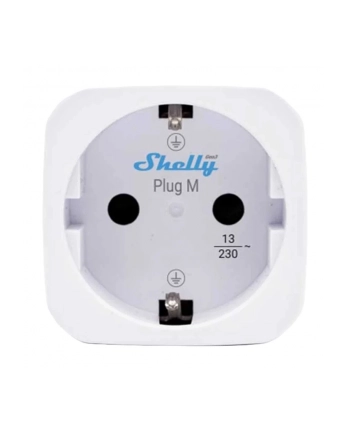 SHELLY Plug M Gen3 White WLAN Power Metering Smart Plug