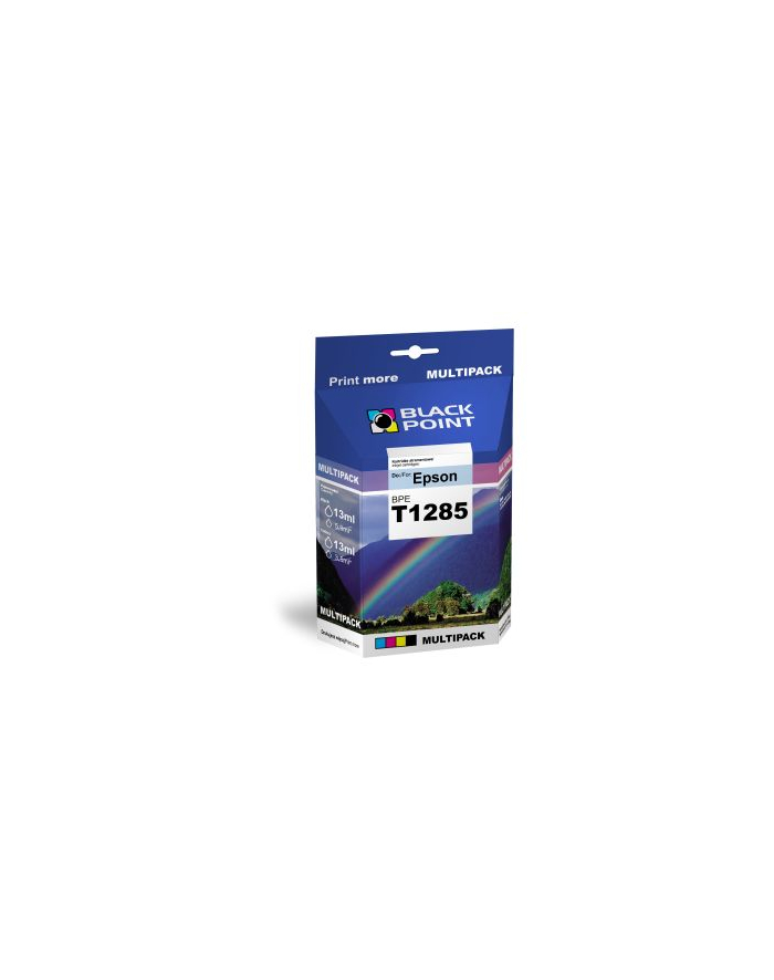 Zestaw Black Point BPET01285 CMYK | Epson T01285 Multipack | 4*13 ml główny