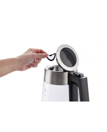 Gorenje | K17OGS | Kettle | Electric | 1.7 L | 2200 W | 360° rotational base | Stainless steel/Glass | Stainless steel