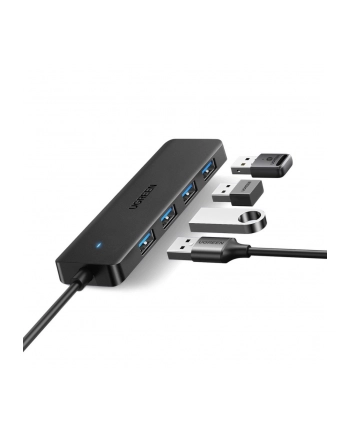 ugreen HUB adapter 4w1 USB-A -> USB-A X4 - czarny