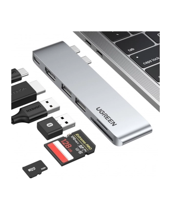 ugreen HUB 2x USB-C 1x USB-C HDMI 2xU SB SD MicroSD