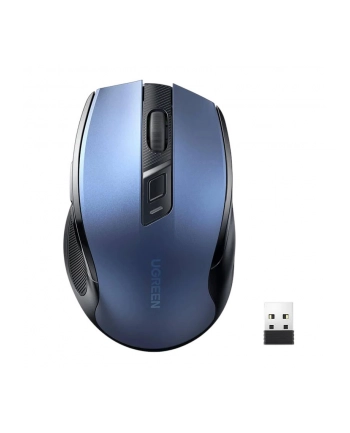 ugreen Mysz bezprzewodowa silent click MU006 - niebieska