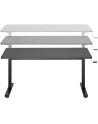 Manually adjustable sit-stand desk EO0027 | 70-117 cm | Maximum load weight 40 kg | Black - nr 2