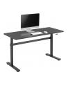 Manually adjustable sit-stand desk EO0027 | 70-117 cm | Maximum load weight 40 kg | Black - nr 5