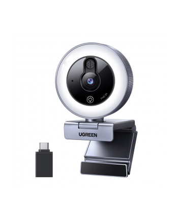 ugreen Kamera internetowa 2K 30FPS podświetlenie LED wbudowany mikrofon