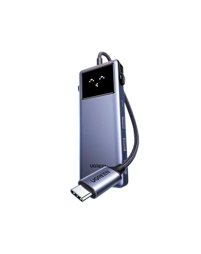 ugreen HUB USB3.0 3XUSB 1XUSB-C 1XHDMI RJ45 LED główny