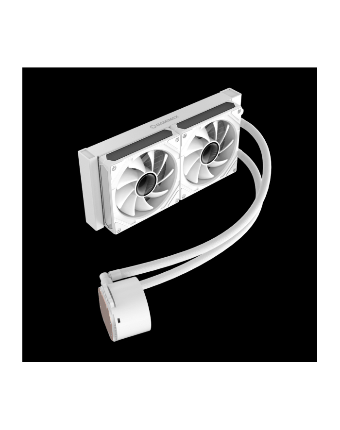 Gamemax CPU Liquid Cooler | ICEBURG 240 DIGITAL WH | White główny